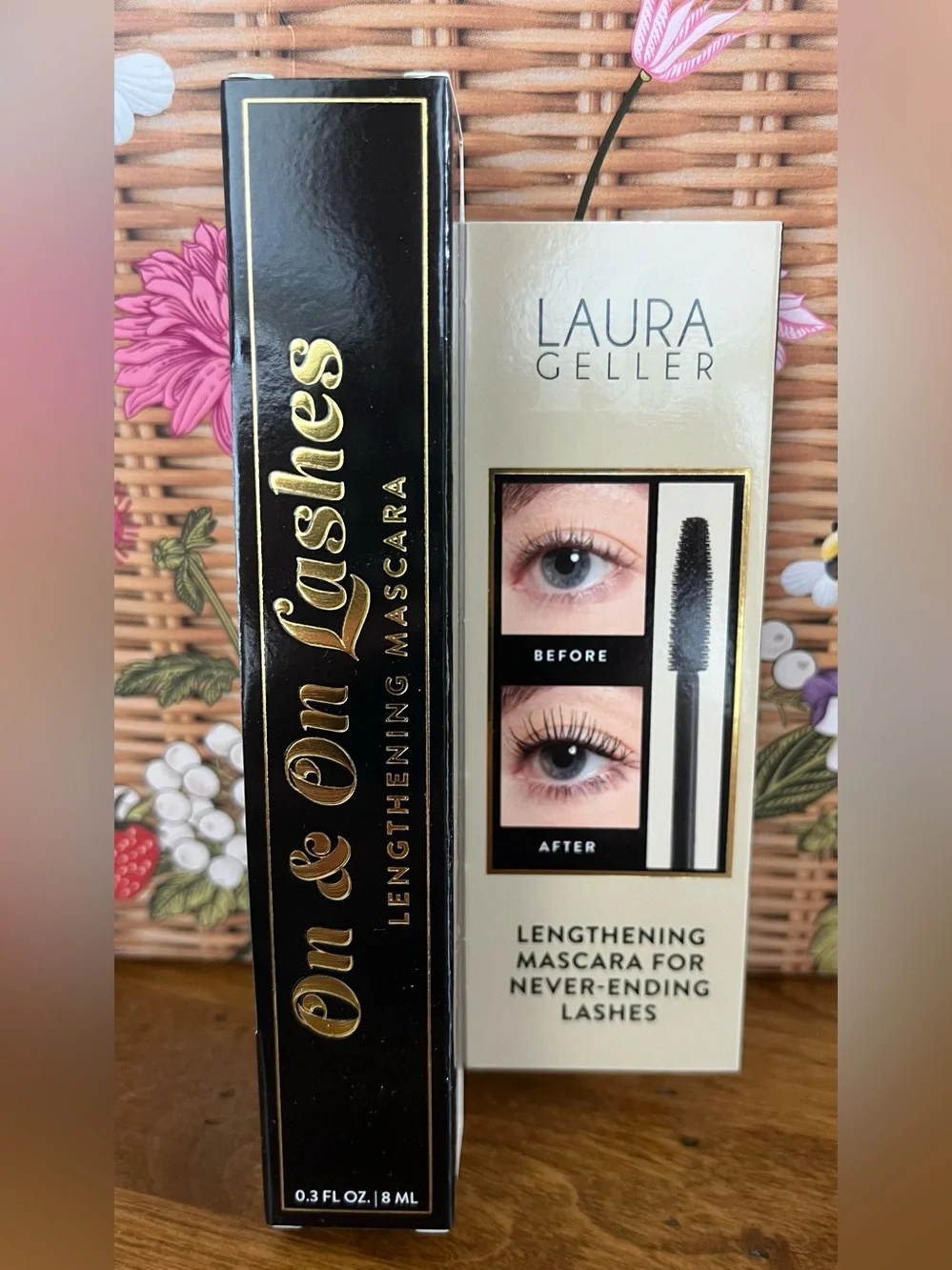 Laura Geller On & On Lashes Lengthening Mascara - BLACK Full Size New in Package